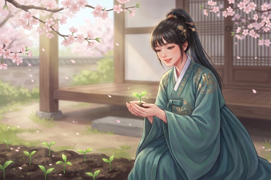 새싹 뜰의 태선녀